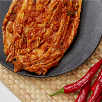 김치나 불김치 실비 매운김치 1kg