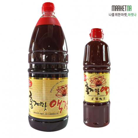 홍일점 홍게맛 액젓 1.8L 2개 + 레드 700ml 전참시 홍게액젓