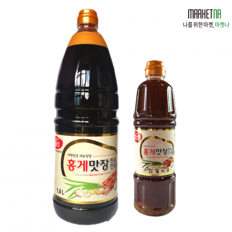 홍일점 홍게맛장 만능진국 1.8L 1개 + 레드 500ml 편스토랑 남보라 맛간장